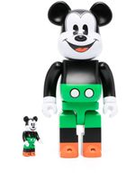 MEDICOM TOY x Mickey Mouse figurines BE@RBRICK 100% + 400% - Noir - thumbnail