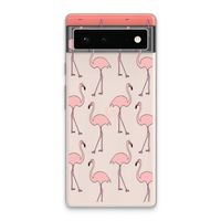 Anything Flamingoes: Google Pixel 6 Transparant Hoesje