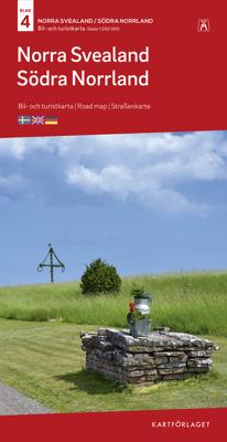 Wegenkaart - landkaart 4 Turistkarta Norra Svealand-Södra Norrland - Zweden Midden | Norstedts