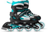 Skids Control Carbone Inline Skates Semi softboot Verstelbaar Zwart maat 34 37 - thumbnail