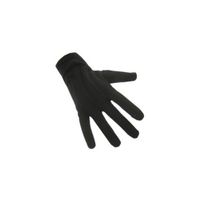Zwarte korte handschoentjes XL  -