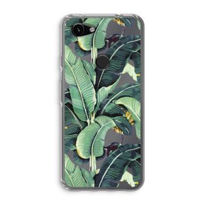 Bananenbladeren: Google Pixel 3a Transparant Hoesje