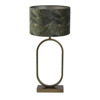 Light & Living Tafellamp Jamiri|Amazone - Ant, Brons|Groen - Ø30x67cm