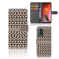 OnePlus Nord 2 5G Telefoon Hoesje Aztec Brown - thumbnail