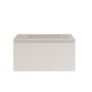 Badkamermeubelset Gliss Eros 80 cm Met Wastafel Mat Wit