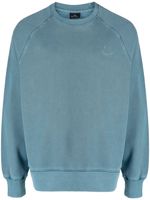 PS Paul Smith sweat en coton à logo brodé - Bleu