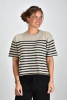 Lisa Yang trui Cila 2024072 sand/ink stripes