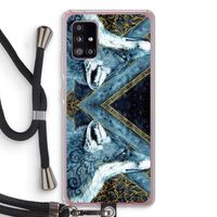 Golden Fox: Samsung Galaxy A51 5G Transparant Hoesje met koord
