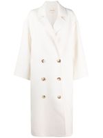 LouLou de Saison manteau à boutonnière croisée - Blanc LouLou de Saison manteau à boutonnière croisée - Blanc
