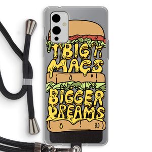 Big Macs Bigger Dreams: OnePlus 9 Transparant Hoesje met koord