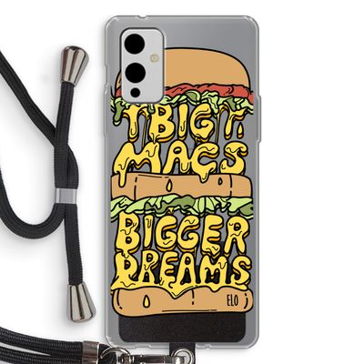 Big Macs Bigger Dreams: OnePlus 9 Transparant Hoesje met koord