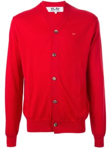 Comme Des Garçons Play cardigan à logo brodé - Rouge