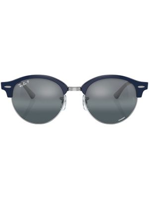 Ray-Ban lunettes de soleil Clubround à verres teintés - Bleu