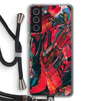 Endless Descent: Samsung Galaxy S21 FE Transparant Hoesje met koord