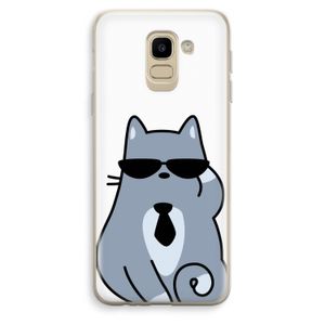 Cool cat: Samsung Galaxy J6 (2018) Transparant Hoesje