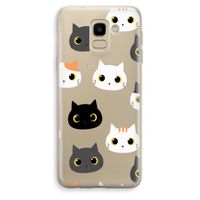Katten: Samsung Galaxy J6 (2018) Transparant Hoesje Katten: Samsung Galaxy J6 (2018) Transparant Hoesje