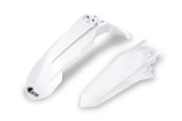 UFO PLAST spatbordset mudguard set ufo ktm white