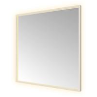 Hotbath &More Mirrors Square LED Badkamerspiegel - Rechthoek - 80 x 80 cm - RVS 316