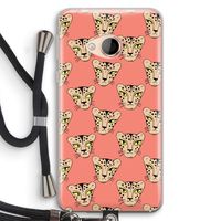 Tijger: HTC U Play Transparant Hoesje met koord