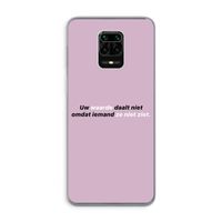 uw waarde daalt niet: Xiaomi Redmi Note 9 Pro Transparant Hoesje