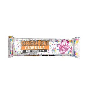 High protein bar birthday cake