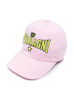 Chiara Ferragni Kids casquette à logo brodé - Rose