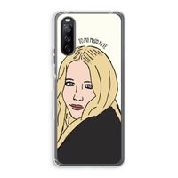 Mary Kate: Sony Xperia 10 III Transparant Hoesje
