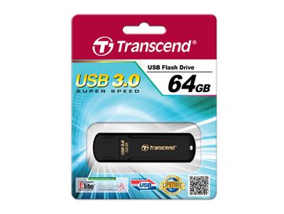 Transcend JetFlash elite 700 64GB USB 3.0 USB flash drive USB Type-A 3.2 Gen 1 (3.1 Gen 1) Zwart