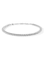 David Yurman collier Sculpted Cable en chaîne - Argent