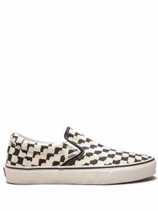 Vans chaussures de skate 'Checkerboard - UV Ink' - Blanc