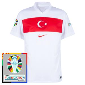 Turkije Shirt Thuis 2024-2025 + Euro 2024 Badges