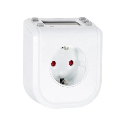 Tijdschakelaar modern digitaal timer wit modern compact