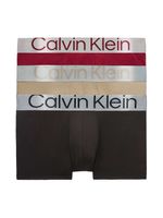 Calvin Klein - 3p Low Rise Trunk - Steel Micro -