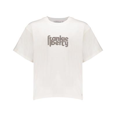 Frankie & Liberty Zomer t-shirt meisjes - creme - Ravina