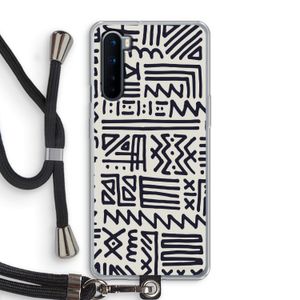 Marrakech print: OnePlus Nord Transparant Hoesje met koord