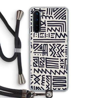 Marrakech print: OnePlus Nord Transparant Hoesje met koord
