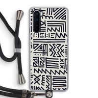 Marrakech print: OnePlus Nord Transparant Hoesje met koord