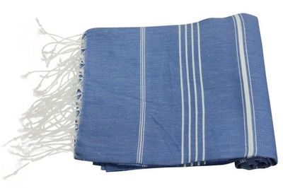 Hamamdoek 100%katoen 100x180cm Donkerblauw