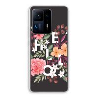 Hello in flowers: Xiaomi Mi Mix 4 Transparant Hoesje