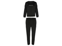 MEXX Dames fleece pyjama (Zwart, L)