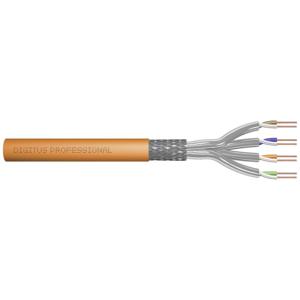 Digitus DK-1743-VH-250 Installatiekabel CAT 7 S/FTP 4 x 2 x 0.258 mm² Oranje 250 m