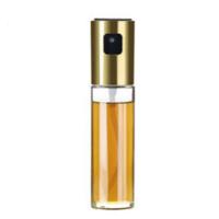 2 stuks roestvrijstaal glas olijf pomp spray fles olie saus azijn fles olie dispenser (goud)