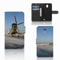 Nokia 2 Flip Cover Schaatsers