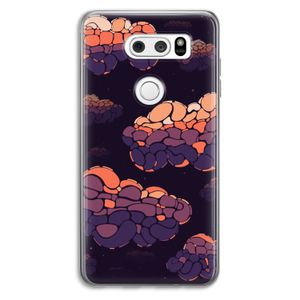 Patroon Wolken: LG V30 Transparant Hoesje