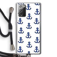 Ankers: Samsung Galaxy Note 20 / Note 20 5G Transparant Hoesje met koord