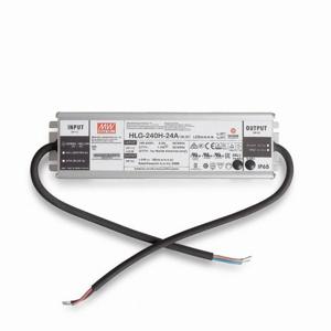 Mean Well HLG-240H-24A LED-driver, LED-transformator Constante spanning, Constante stroomsterkte 240 W 10 A 24 V/DC PFC-schakeling, Overbelastingsbescherming,