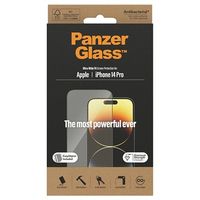 iPhone 14 Pro PanzerGlass Ultra-Wide Fit EasyAligner Screenprotector - Zwarte Rand