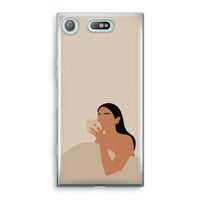 Fresh coffee: Sony Xperia XZ1 Compact Transparant Hoesje