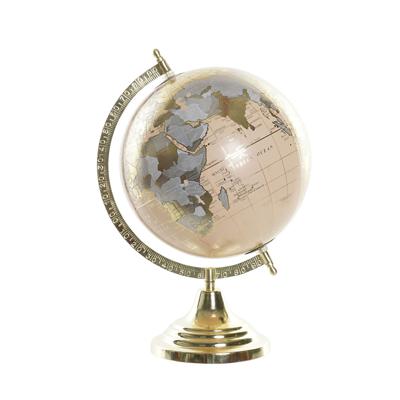 Atmosphera Decoratie wereldbol / globe - beige / goud - 23 x 20 x 33 cm - topografie Atmosphera Decoratie wereldbol / globe - beige / goud - 23 x 20 x 33 cm - topografie