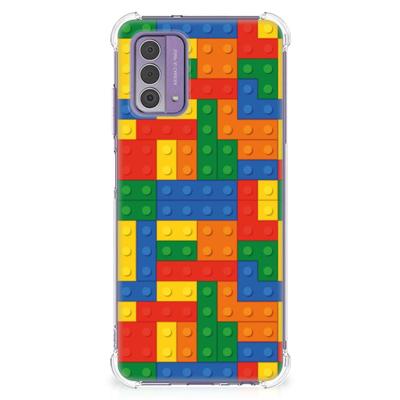 Nokia G42 Doorzichtige Silicone Hoesje Blokken Nokia G42 Doorzichtige Silicone Hoesje Blokken